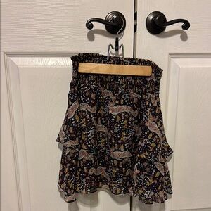 Bloomingdales Aqua Floral Skirt